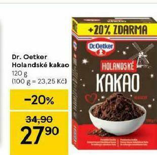 Tesco Dr. oetker holandské kakao nabídka