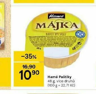 Tesco Hamé paštiky nabídka