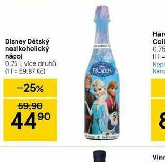 Tesco Disney dětský nealkoholický nápoj nabídka