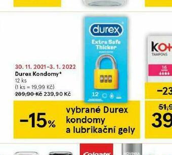 Tesco Durex kondomy nabídka