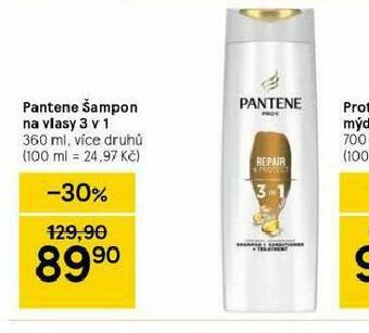 Tesco Pantene šampon nabídka