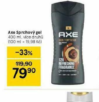 Tesco Axe sprchový gel nabídka