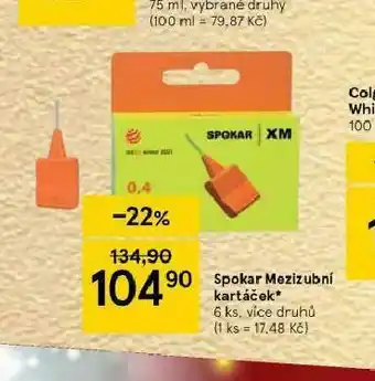Spokar mezizubní kartáček