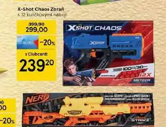 Tesco X-shot chaos zbraň nabídka