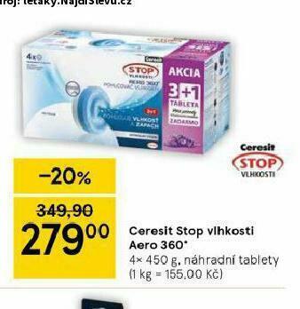 Tesco Ceresit stop vlhkosti nabídka