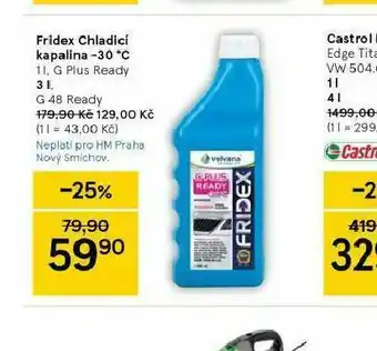 Tesco Fridex chladicí kapalina -30°c nabídka