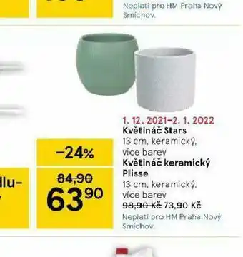 Tesco Květináč stars nabídka