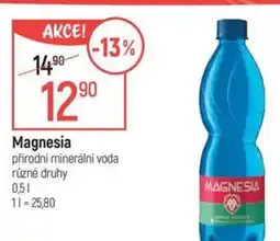 Globus Magnesia přírodní minerální voda nabídka