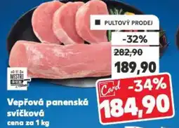 Kaufland Vepřová panenská svičková nabídka