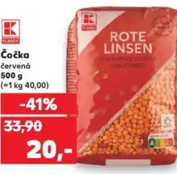 Kaufland Čočka červená nabídka