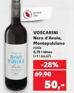 VOSCARINI Nero d'Avola, Montepulciano