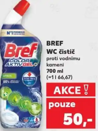 Kaufland BREF WC čistič nabídka