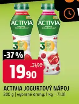 Terno Activia jogurtový nápoj nabídka