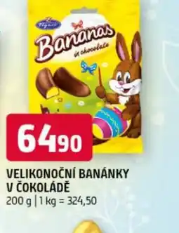 Terno Velikonoční banánky v čokoládě nabídka