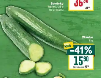 Billa Okurka nabídka