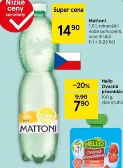 Tesco Mattoni ochucená nabídka