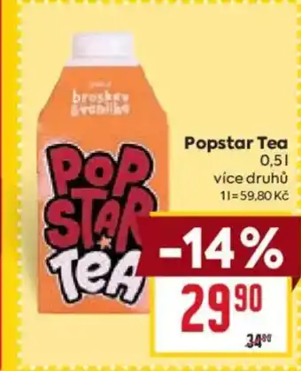 Billa Popstar Tea nabídka