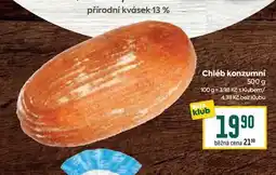 Billa Chléb konzumní 500 g nabídka