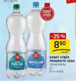 Flop DOBRÝ VÝBĚR PRAMENITÁ VODA různé druhy 2l nabídka