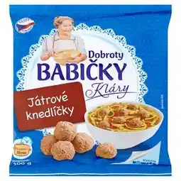 Billa Dobroty Babičky Kláry Játrové knedlíčky 300g nabídka