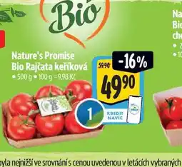 Albert Nature's Promise Bio Rajčata keříková 500 g nabídka