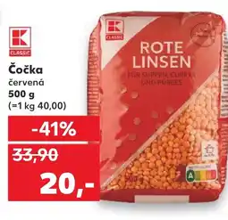 Kaufland Čočka červená nabídka