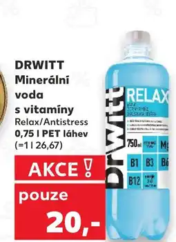 Kaufland DRWITT Minerální voda s vitamíny nabídka