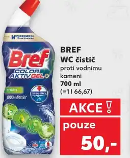 Kaufland BREF WC čistič nabídka