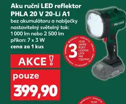 Kaufland Aku ruční LED reflektor PHLA 20 V 20-Li A1 nabídka