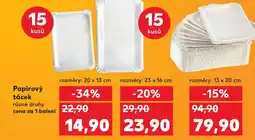 Kaufland Papírový tácek nabídka