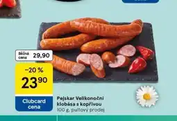 Tesco Velikonoční klobása s kopřivou nabídka
