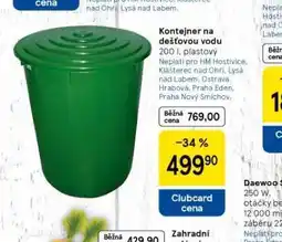 Tesco Kontejner na dešťovou vodu nabídka
