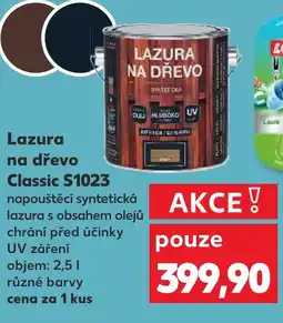 Kaufland Lazura na dřevo Classic S1023 nabídka