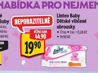 Albert Linteo baby dětské vlhčené ubrousky nabídka