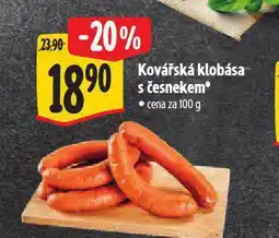 Albert Kovářská klobása s česnekem nabídka