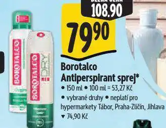 Albert Borotalco antiperspirant sprej nabídka