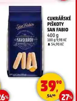Penny Market CUKRÁŘSKÉ PIŠKOTY SAN FABIO, 400 g nabídka