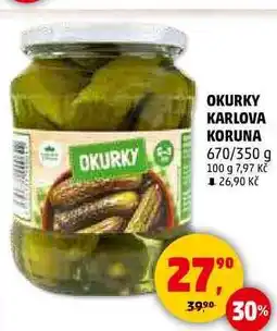 Penny Market OKURKY KARLOVA KORUNA, 670/350 g nabídka