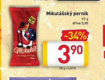 Billa Mikulášský perník nabídka