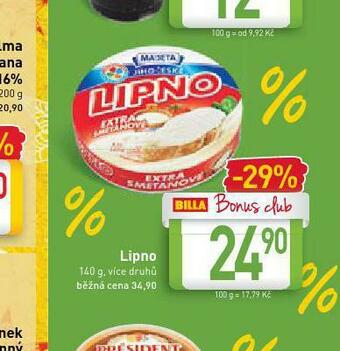 Billa Lipno nabídka