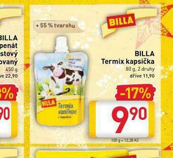Billa Billa termix kapsička nabídka