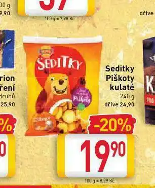 Billa Sedita piškoty kulaté nabídka