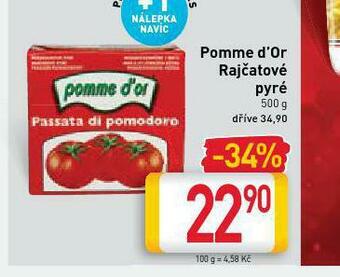Billa Rajčatové pyré nabídka