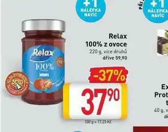 Billa Relax 100% ovoce nabídka