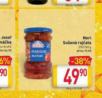 Billa Neri sušená rajčata nabídka