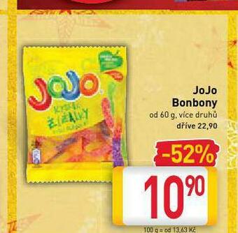 Billa Jojo bonbony nabídka