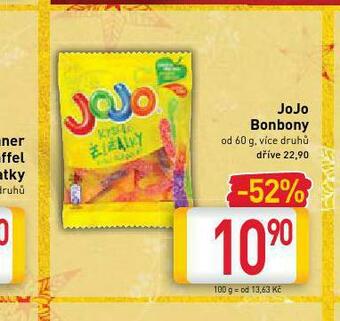Billa Jojo bonbony nabídka