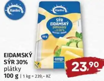 Coop Eidamský sýr 30% nabídka