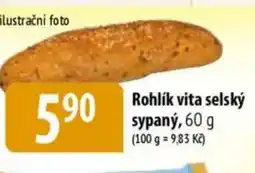 Rohlík vita selský sypaný