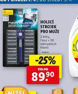 Lidl Holicí strojek pro muže nabídka